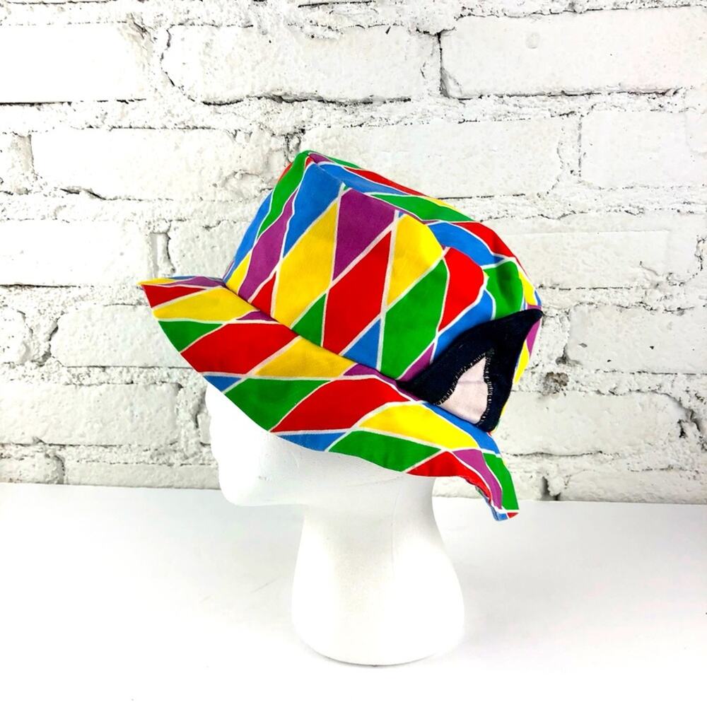Vintage Rainbow Elf Hat